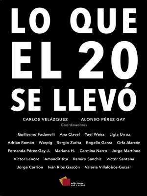 cover image of Lo que el 20 se llevó